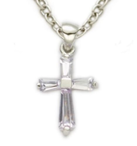 june birthstone cross necklace