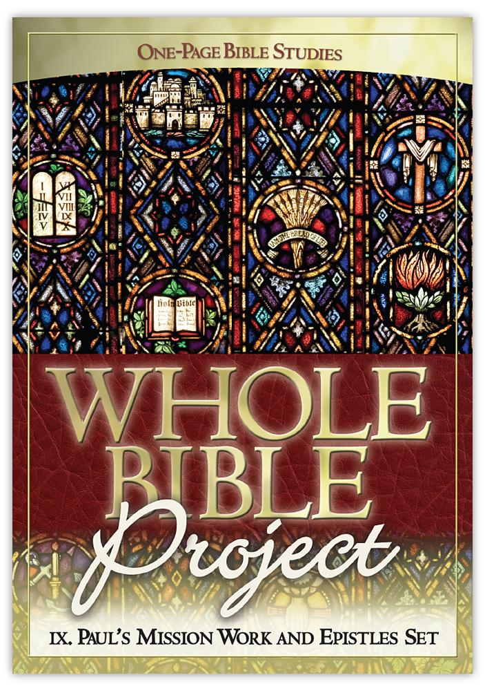 Whole Bible Project IX Paul's Mission Work and Epistles Set Download