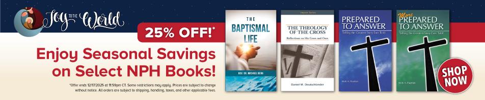 25% off selected titles